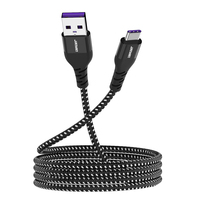 Câbles de téléphone portable Jianhan, nouveau design, câble de charge USB, type C, 5A, câble rapide