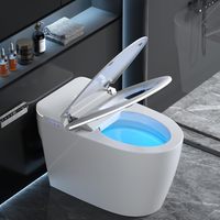 Toilette intelligente durable OEM/ODM, WC automatique ergonomique, siège chauffant antibactérien, toilette intelligente monobloc