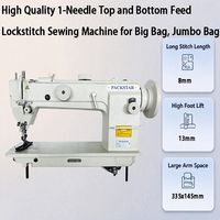Machine à coudre point noué à 1 aiguille, alimentation supérieure et inférieure, haute qualité, pour sacs de grande taille, sacs jumbo et sacs FIBC (Machine Sunstar KM-640)