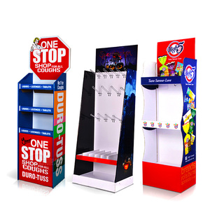 कस्टम नालीदार कार्डबोर्ड ब्रेड स्टोर रैक बेकरी डिस्प्ले स्टैंड - Product Image 3