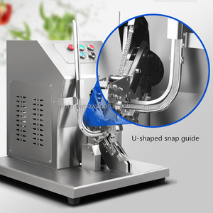 Machine d'emballage et de scellage de sacs en filet pour fruits de haute précision, avec coupe-filet et sangleuse pour tomates et pamplemousses - Product Image 2