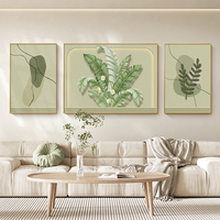 Creative cristal porcelaine moderne verre peintures murales art abstrait travail peinture salon décoration