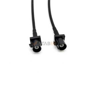 Cavo Fakra A Codice Maschio-Femmina RG174 Coassiale, Connettore Jack Nero 50 Ohm, Prolunga RF per Segnale Radio Automobilistico - Product Image 2