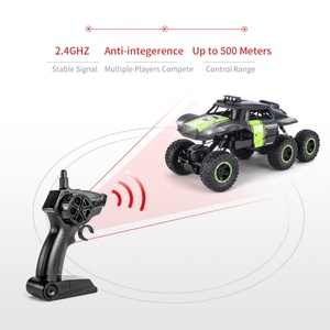 Voiture télécommandée SJY-Q101, jouet RC, échelle 1:12, 6x6, grande vitesse, roues larges, éclairage à commutation rapide, voiture tout-terrain RC, 6KM/H - Product Image 6