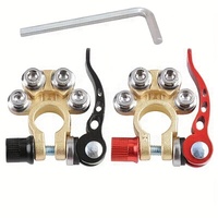 Connecteur de batterie automobile à bornes à vis en laiton étamé, interrupteur de déconnexion rapide 300A 2 pôles