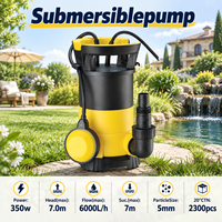 Pompe de drainage submersible électrique haute performance 350W avec panier pré-filtre pour bassin d'égout et zones inondées