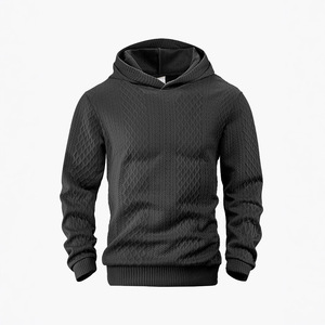 <span class=keywords><strong>Felpa</strong></span> con <span class=keywords><strong>Cappuccio</strong></span> <span class=keywords><strong>da</strong></span> <span class=keywords><strong>Uomo</strong></span> di Alta Qualità in Tessuto Fantasia, Trapuntata a Rombi, con Polsini a Costine, Stile Streetwear Oversize - Product Image 1