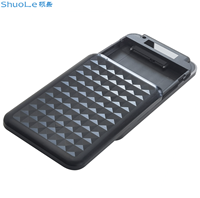 ShuoLe 2.5 inci Casing HDD Plastik Antarmuka USB-C Kecepatan Tinggi 6Gbps Casing Portabel Khusus untuk Laptop Mendukung SSD
