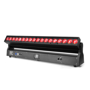 리아후아 18x40W 1m LED 무빙 헤드 바 라이트 DMX512 컨트롤 RGBW 4-in-1 4-45 줌 205 틸트 2년 보증 - Product Image 1