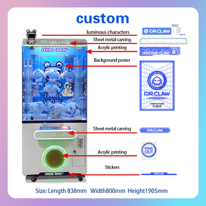 Macchina Acchiappa Peluche, Gioco a Gettoni, Mini <span class=keywords><strong>Griffe</strong></span> Machine, Distributore Automatico di Giocattoli Morbidi, Fornitore di Macchine Artiglio Singapore - Product Image 3