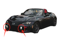 Parrilla Delantera Modificada con Luz Diurna LED de Dientes de Sierra para MX5 16-18 Miata, Nueva Condición