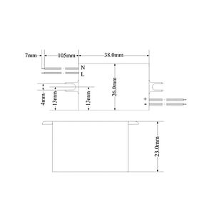 EBYTE AM11-12W12C Free Sample Low Power 12W Switching Power Supply Module Ac-dc Power <b>Board</b> Amplifier Module - Product Image 2