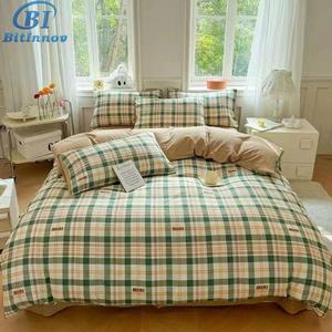 Bitinnov 150*200*9cm cứng Bông nệm và bốn mảnh giường đặt với hai Gối Giá - Product Image 4