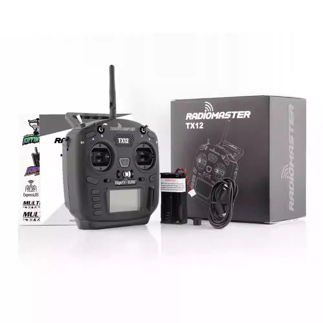 RadioMaster TX12 MKII 16CH Transmitter OpenTX EdgeTX Hall Gimbals Multi Module ELRS Compatible Remote Control for RC Drone