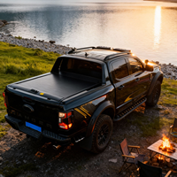 Couverture de benne de camion rétractable en alliage d'aluminium pour F150 Ranger Toyota Hilux Nissan Navara Chevy Colorado