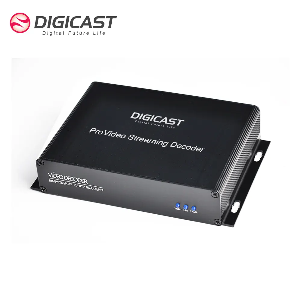 DMB-8900BE Unique IPTV Canal IP Décodeur Vidéo SDI sur IP Transmetteur Encodeur et Décodeur IPTV
