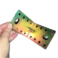 Support d'antenne en acier Q235 galvanisé jaune, profilé en I simple face, pour pieds de table croisés