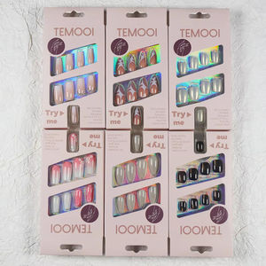 <span class=keywords><strong>Faux</strong></span> Ongles en Gros à Presser, Boîte Cadeau Personnalisée, Motif Cercueil, <span class=keywords><strong>Faux</strong></span> Ongles Artificiels à Coller - Product Image 6