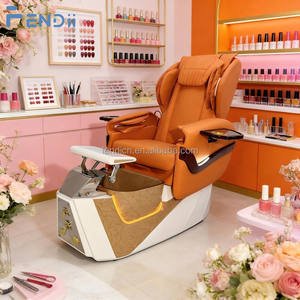 Poltrona Elettrica Commerciale per Pedicure con Sistema di Massaggio Shiatsu e Poggiapiedi Regolabile per Centri Estetici e Spa - Product Image 2
