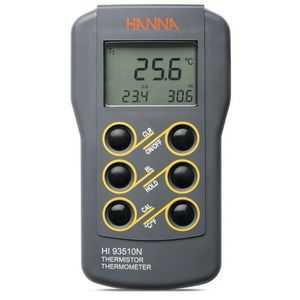Hannah HI93510 Portable Waterproof Thermistor <b>Thermometer</b> 200 Mm <b>Probe</b> Digital LCD Display IP65 Data Storage - Product Image 2