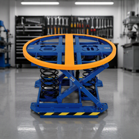 Plateforme élévatrice manuelle à ressort rotatif pour palettes, table de levage auto-équilibrante pour ligne de production, capacité 2000 kg