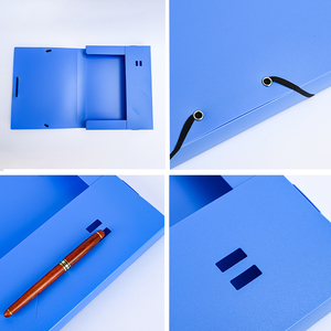 Trung Quốc bán buôn tùy chỉnh A4 tài liệu thư mục công suất cao 3 nắp đa chức năng văn phòng dây đàn hồi nộp hồ sơ sản phẩm - Product Image 2