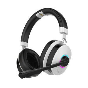 หูฟังเกมมิ่งระดับโปร เสียงสเตอริโอแบบรอบทิศทาง ไร้สาย อเนกประสงค์ ควบคุมระบบตัดเสียงรบกวน ANC ไฟ <span class=keywords><strong>RGB</strong></span> ไมโครโฟนตัดเสียงรบกวนแบบถอดได้ - Product Image 3