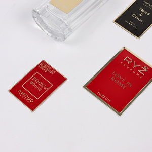 Etiquetas de Aluminio Multiproceso con Logotipo Impreso y Acabado de Grano Giratorio de Alto Brillo para Artículos de Lujo para el Hogar - Product Image 5