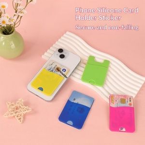 ซิลิโคนซิลิโคนกันน้ำแบบมีรูพรุนสำหรับใส่บัตรป้องกันการโจรกรรมสำหรับใช้บนเตียง-ซองใส่บัตรธนาคารแบบมีกาวด้านหลังแบบพกพาและน้ำหนักเบา - Product Image 3