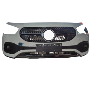 Kit Paraurti Anteriore 2020 per <span class=keywords><strong>Mercedes</strong></span>-Benz GLA <span class=keywords><strong>W247</strong></span>, Griglia AMG, Accessori per Radiatore e Fendinebbia, Materiale ABS, Barra Anti-Collisione Usata - Product Image 3