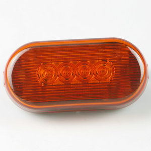 Luz de Posición Ámbar de Montaje en Superficie, Nuevo Diseño, DC12V/DC24V, IP66, Impermeable - Product Image 1