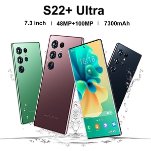 Vente chaude Version mondiale Android 12 Caméra HD 7,3 pouces 16 Go + 512 Go Smartphone Déverrouillage par reconnaissance faciale Téléphone mobile <span class=keywords><strong>S22</strong></span> Ultra - Product Image 6