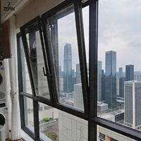 Ventana Comercial Personalizable de PVC con Sistema de Apertura Oscilobatiente, Doble Acristalamiento y Aislamiento Térmico, Diseño Moderno