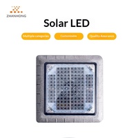 Lampu Pagar LED Tenaga Surya IP67 Tahan Air Berbahan Aluminium, Strip RGB Pengubah Warna, Kontrol Induktif, Lapisan Powder Coating, Tahan Lama