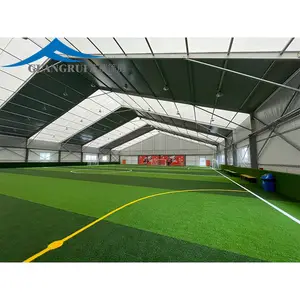 2024 नया 16mx30m क्विक इंस्टाल एल्युमीनियम फ्रेम स्पोर्ट्स फुटबॉल टेनिस टेंट 200 लोगों के लिए