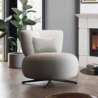 Chaise simple moderne de luxe Mobilier créatif simple pour salon chambre à coucher balcon rotatif pour bureau à domicile