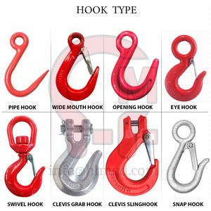 Hlm Nhiệm Vụ Nặng Nề Giả Mạo <span class=keywords><strong>320</strong></span> Loại Hợp Kim Thép Mắt Sling Hoist Hook Với An Toàn Chốt Cho Tời Dây - Product Image 6