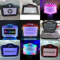Letreros Comerciales Personalizados para Fiestas, Letrero LED para Servicio de Botellas, Letrero Portátil RGB para Clubes VIP, Letrero Luminoso de Mano