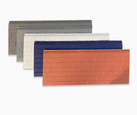 Panneaux de bardage en PU sculpté métallique, panneaux muraux extérieurs isolés, panneaux décoratifs en mousse de polyuréthane isolante