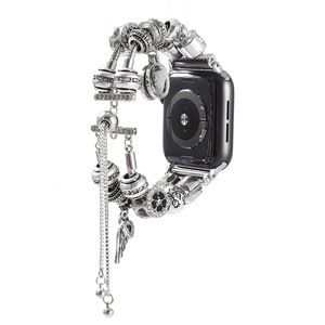 Pour <span class=keywords><strong>Apple</strong></span> iWatch 38/42mm Bandes <span class=keywords><strong>Bijoux</strong></span> Perlé Femmes/Dames/Filles <span class=keywords><strong>Bracelet</strong></span> Bande de Montre - Product Image 2