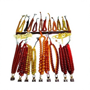 Vente en gros de perles de prière rondes en résine écologiques faites à la main, Tasbeeh islamique musulman, Misbaha, cadeau religieux - Product Image 2