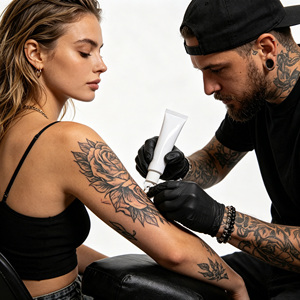 Crema para Tatuajes de Uso Profesional 10g, Larga Duración, Estable, para Salones de Tatuajes y Centros de Belleza, Suministro Continuo - Product Image 2