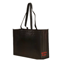 Sacs de shopping en tissu laminé non tissé pliables écologiques de haute qualité, faible MOQ, sacs non tissés laminés réutilisables