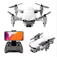 Accessoires pour drone Mini V9 Nouveau RC Caméra 4K HD Télécommande Lumières LED Application Convivial pour les débutants Quadricoptère pliable en plastique