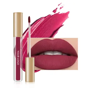 New Arrivals liquid lipstick packaging custom supplier manufacturer produce cosmetics lip gloss suit wholesale Lip makeup