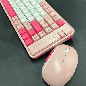 Tùy Chỉnh Đầy Màu Sắc Keycap 86 Phím Chế Độ Kép Chơi Game Không Dây Có Thể Sạc Lại Bàn Phím Và 6D Chuột Không Dây Thiết Lập - Product Image 3