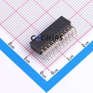 HX PM2.0-2x10P WC H6.35 Pin Socket Bent Lead Through Hole,P=2mm Connector 2x10P 2mm 2mm Square Hole - Product Image 2