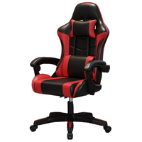 Chaise pliable bon marché en gros de jeu d'ordinateur de massage en cuir Pu Silla Gamer Racing chaises de jeu RVB avec lumières et haut-parleurs
