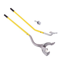 Outil manuel de montage/démontage de pneus en acier 17,5'-24,5" pour pneus tubeless, outil de démontage de pneus de véhicule