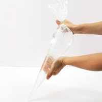 Sacs à douille jetables pour glaçage de gâteaux, avec logo personnalisé, extra grands, en LDPE/PE, pour la décoration de pâtisseries, rouleaux de 18 et 28 pouces pour le pain